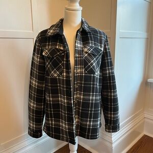 fuzzy flannel jacket
